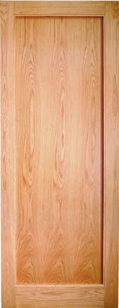 rushmore oak single panel door
